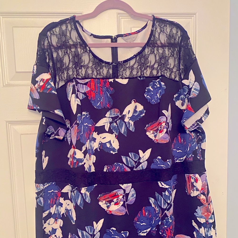 Body Con Dress with LACE 3x PLUS JCPenney Brand
